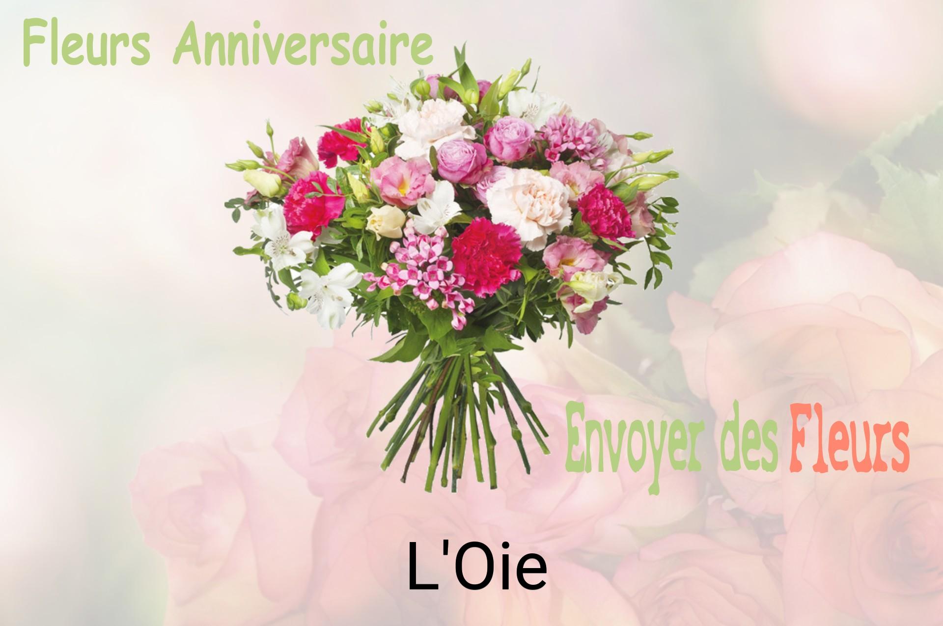 Bouquet de fleurs d’anniversaire livré à L'Oie